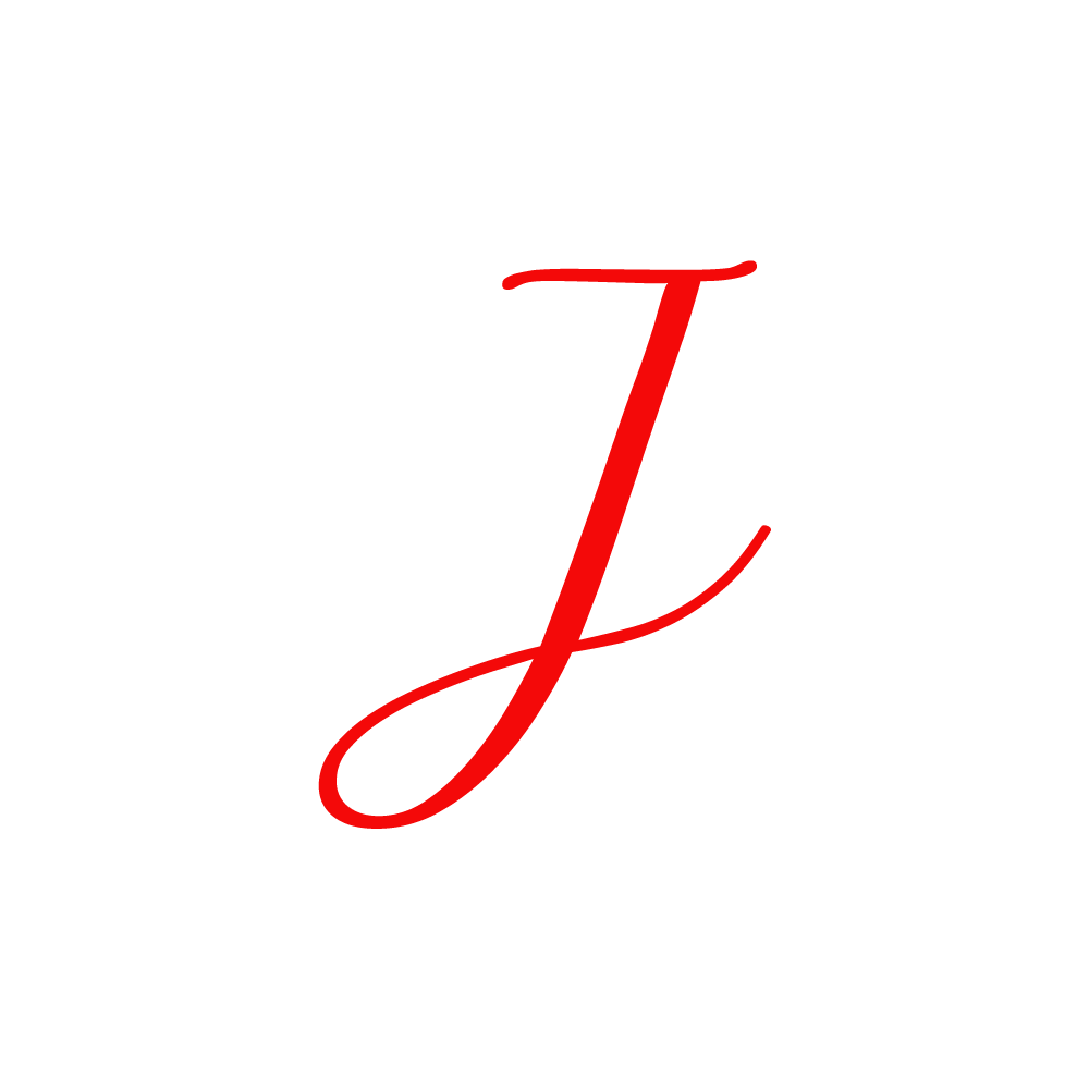 J Alphabet Red Transparent Image