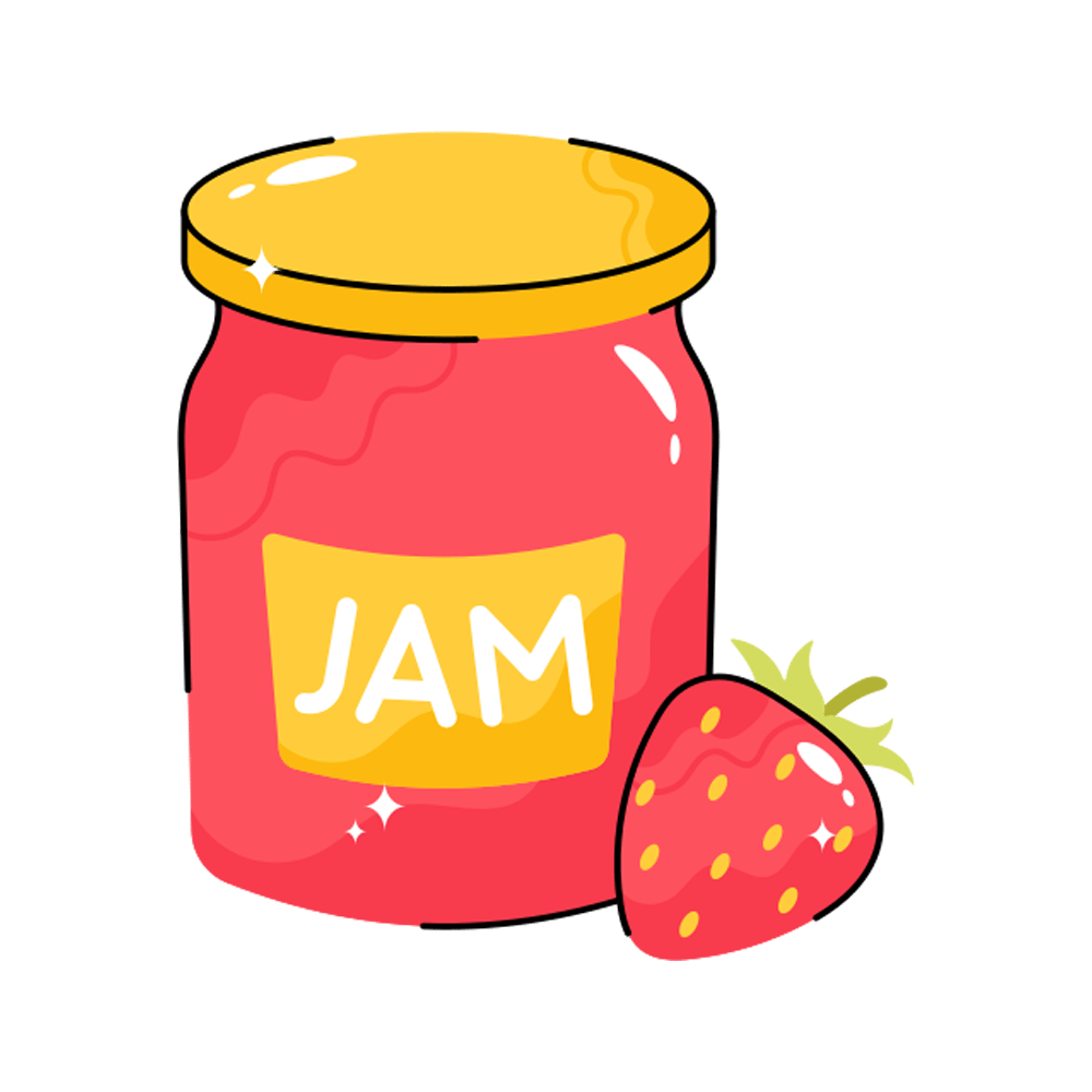 Jam Free Sticker Transparent Picture