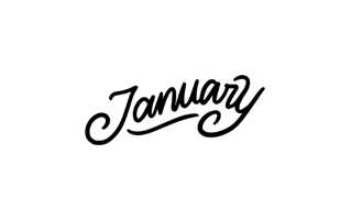 January Free Sticker PNG