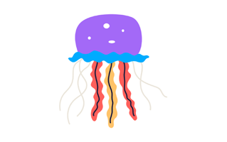 Jellyfish Sticker PNG