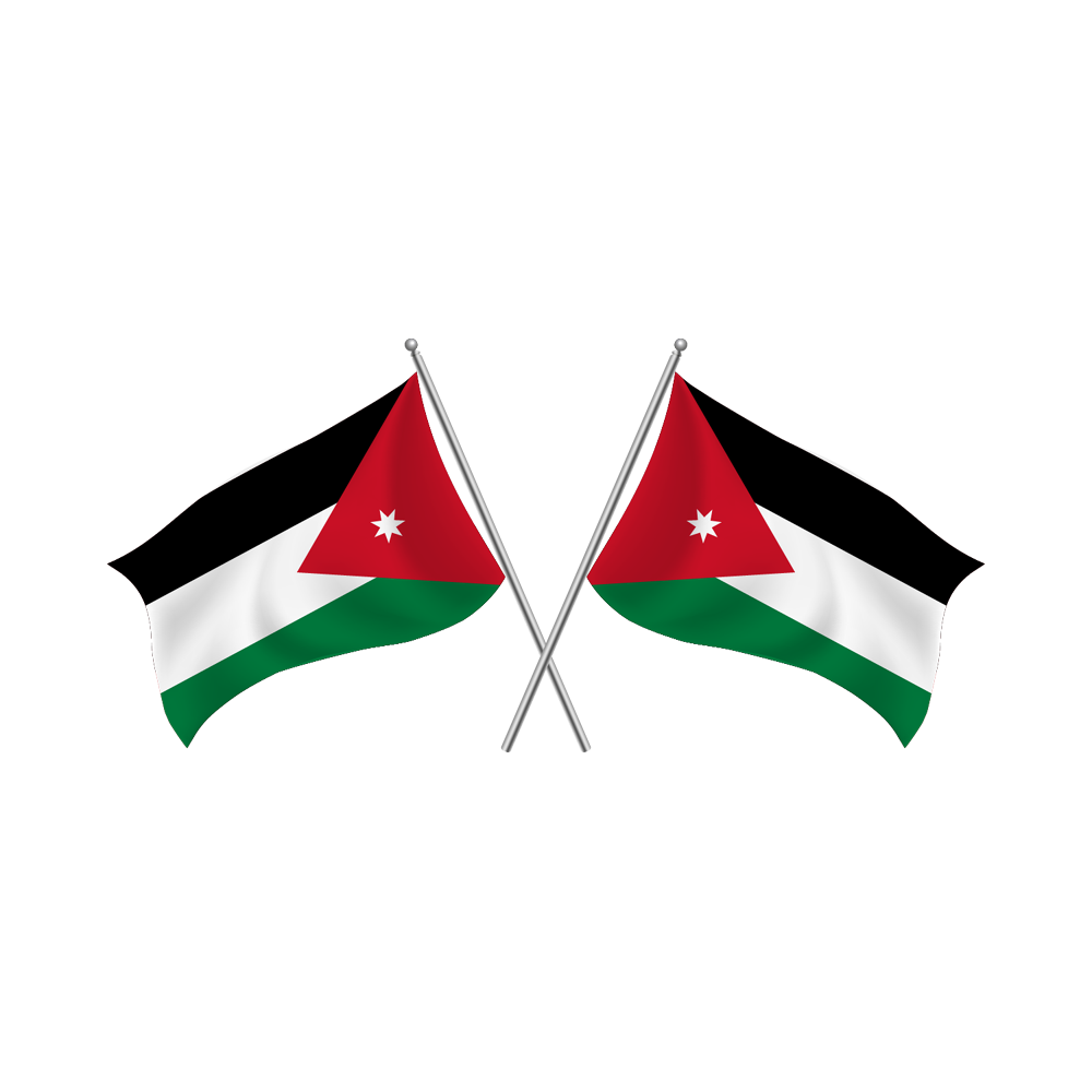 Jordan Flag Transparent Image