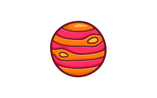 Jupiter Free Sticker PNG
