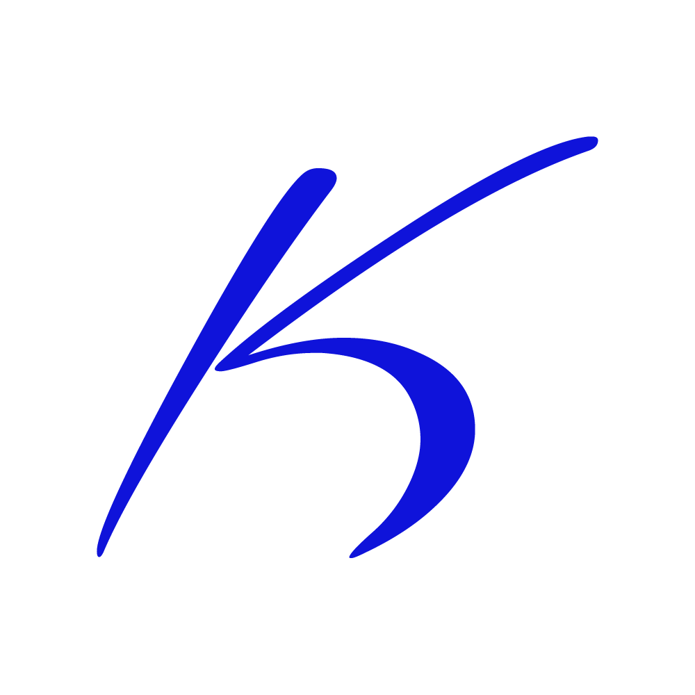 K Alphabet Blue Transparent Picture