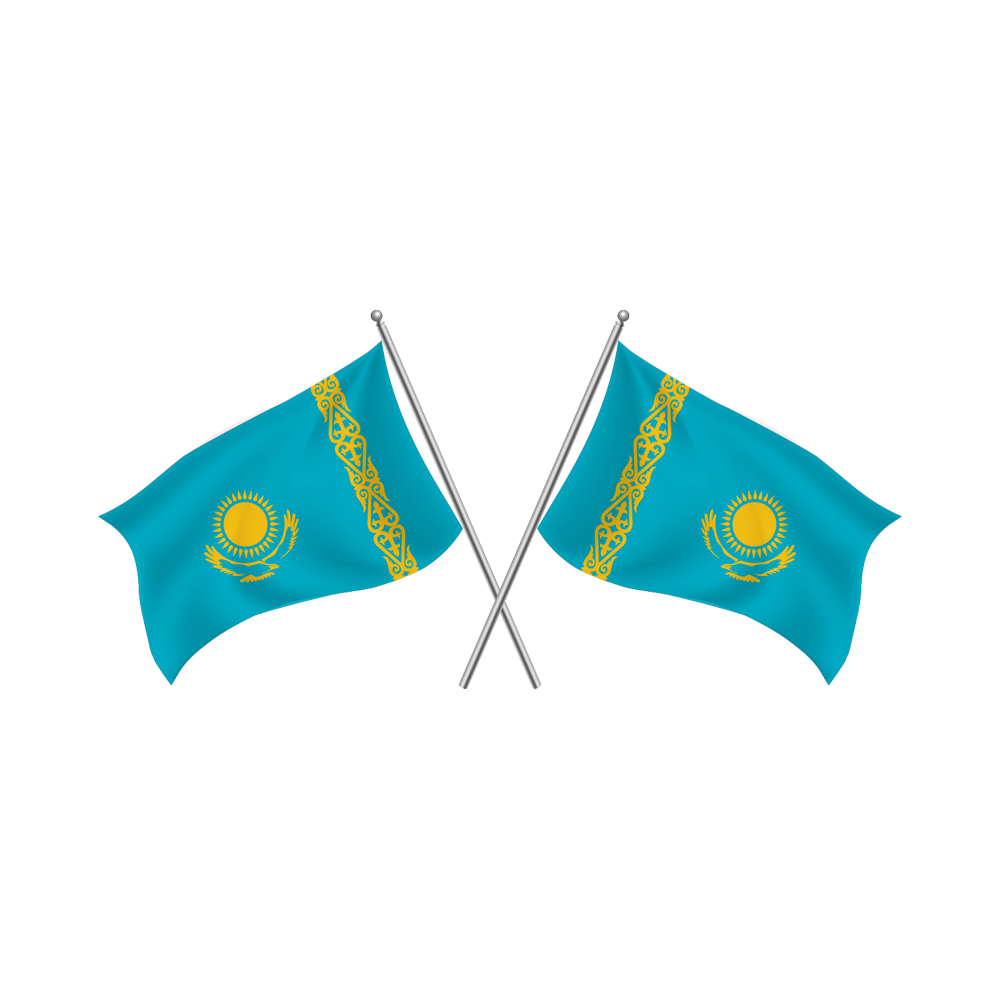 Kazakhstan Flag Transparent Photo