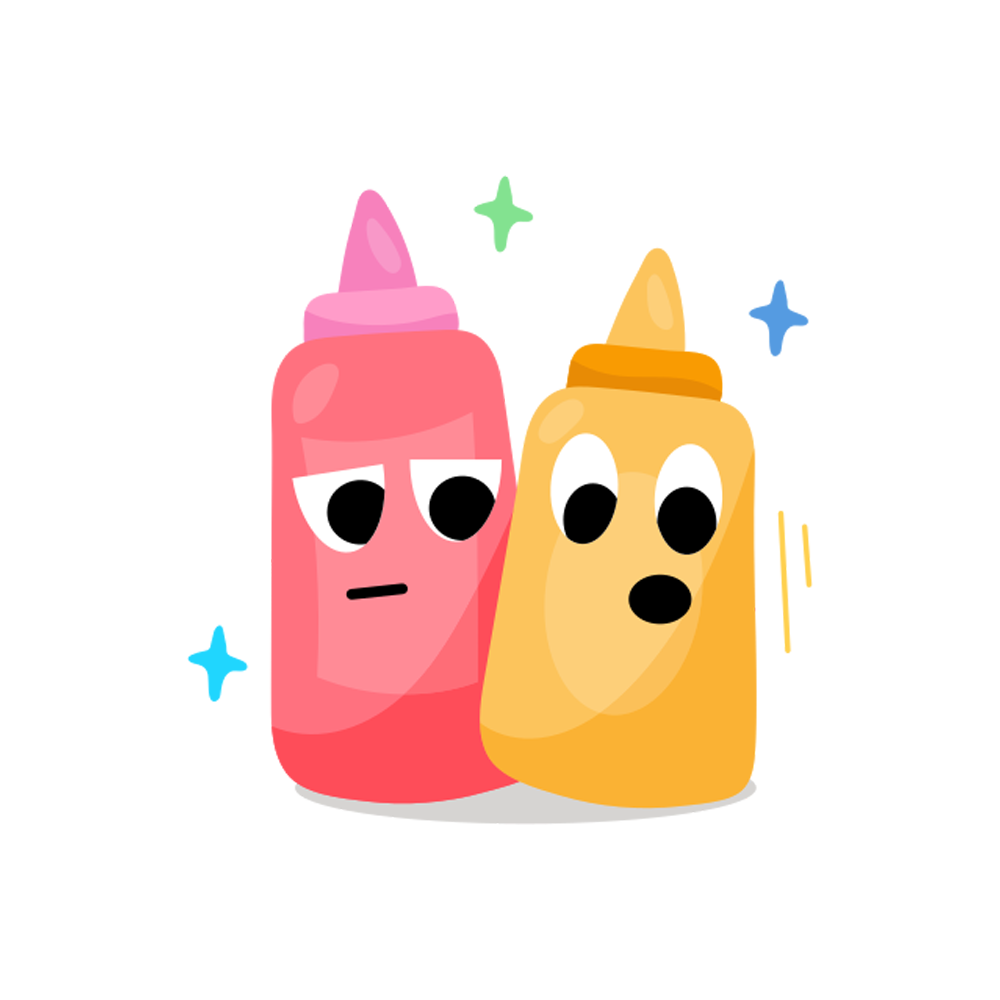 Ketchup Free Sticker Transparent Picture