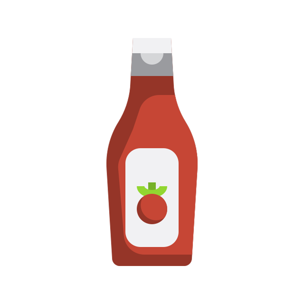 Ketchup Free Sticker Transparent Gallery