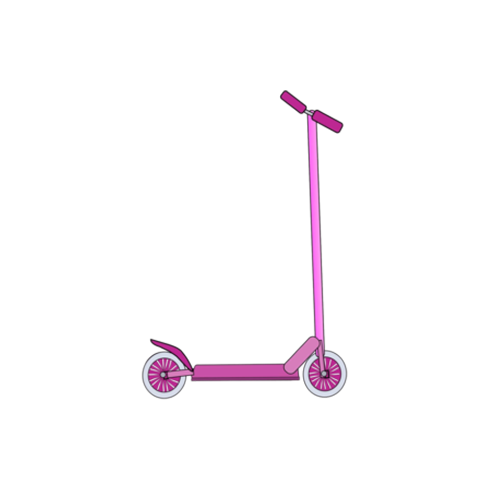 Kick Scooter Sticker Transparent Photo