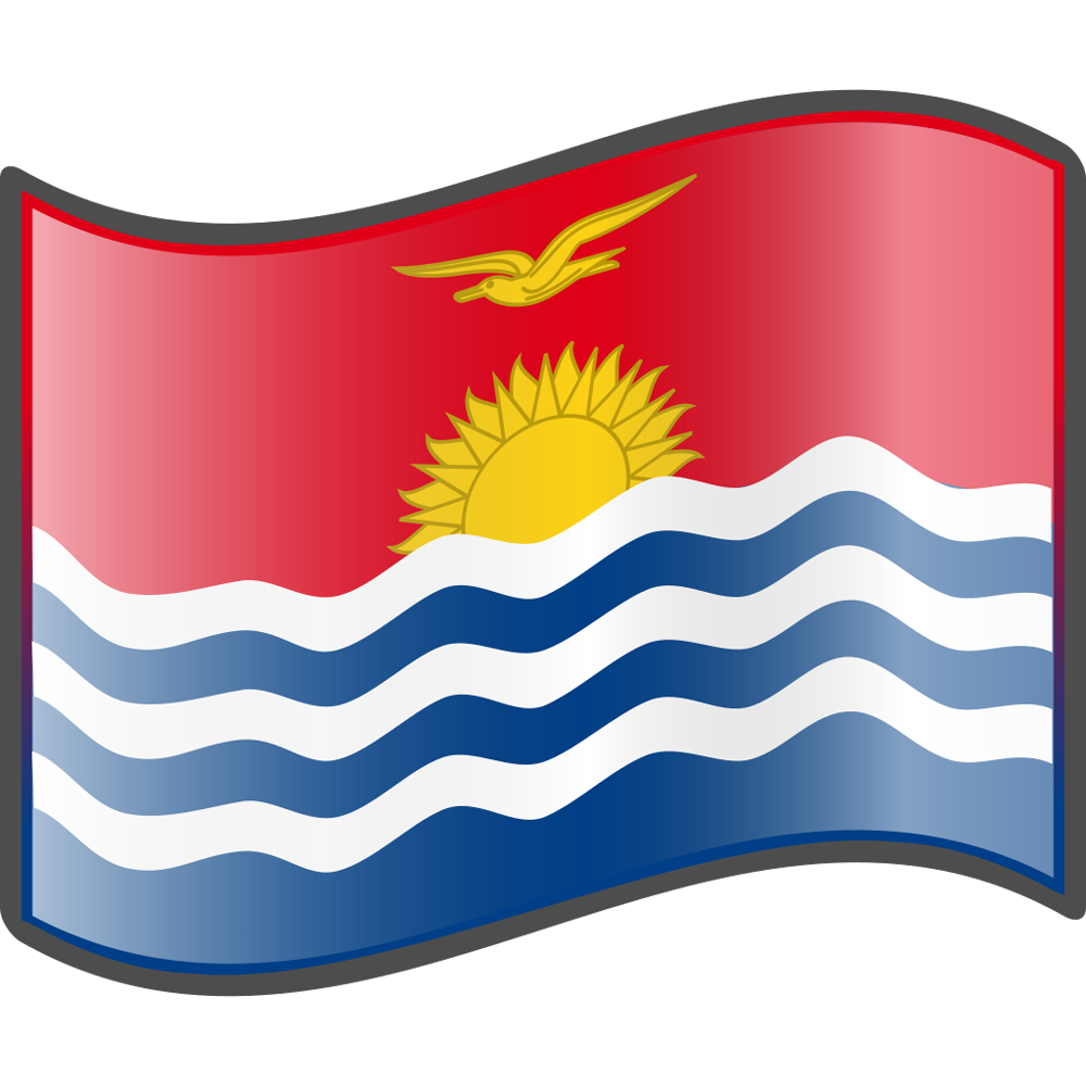 Kiribati Flag Transparent Clipart