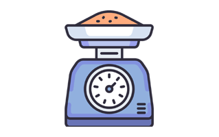 Kitchen Scale Sticker PNG