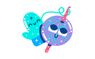 Knitting Free Sticker PNG