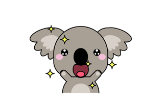Koala Free Sticker PNG