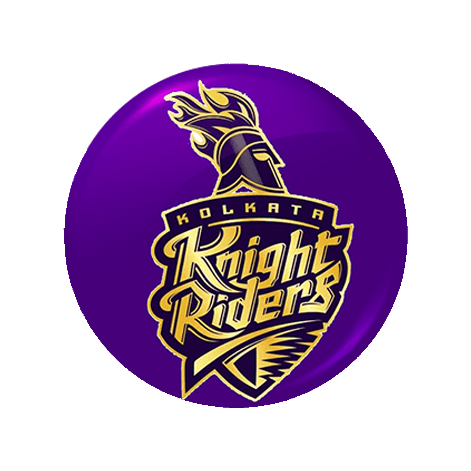 Kolkata Knight Riders (KKR) Logo PNG Image (Transparent HD Photo)