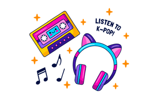 Kpop Sticker PNG