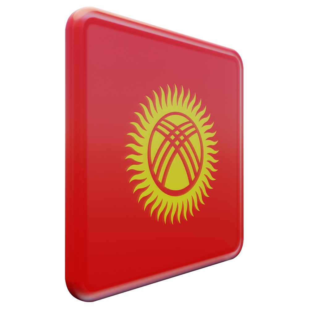 Kyrgyzstan Flag Transparent Image