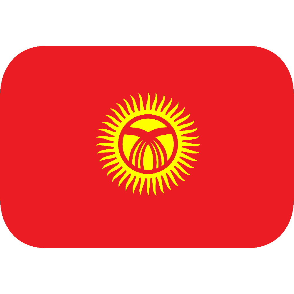 Kyrgyzstan Flag Transparent Clipart