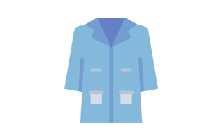 Lab Coat Free Sticker PNG