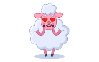 Lamb Sticker PNG