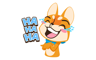 Laugh Free Sticker PNG