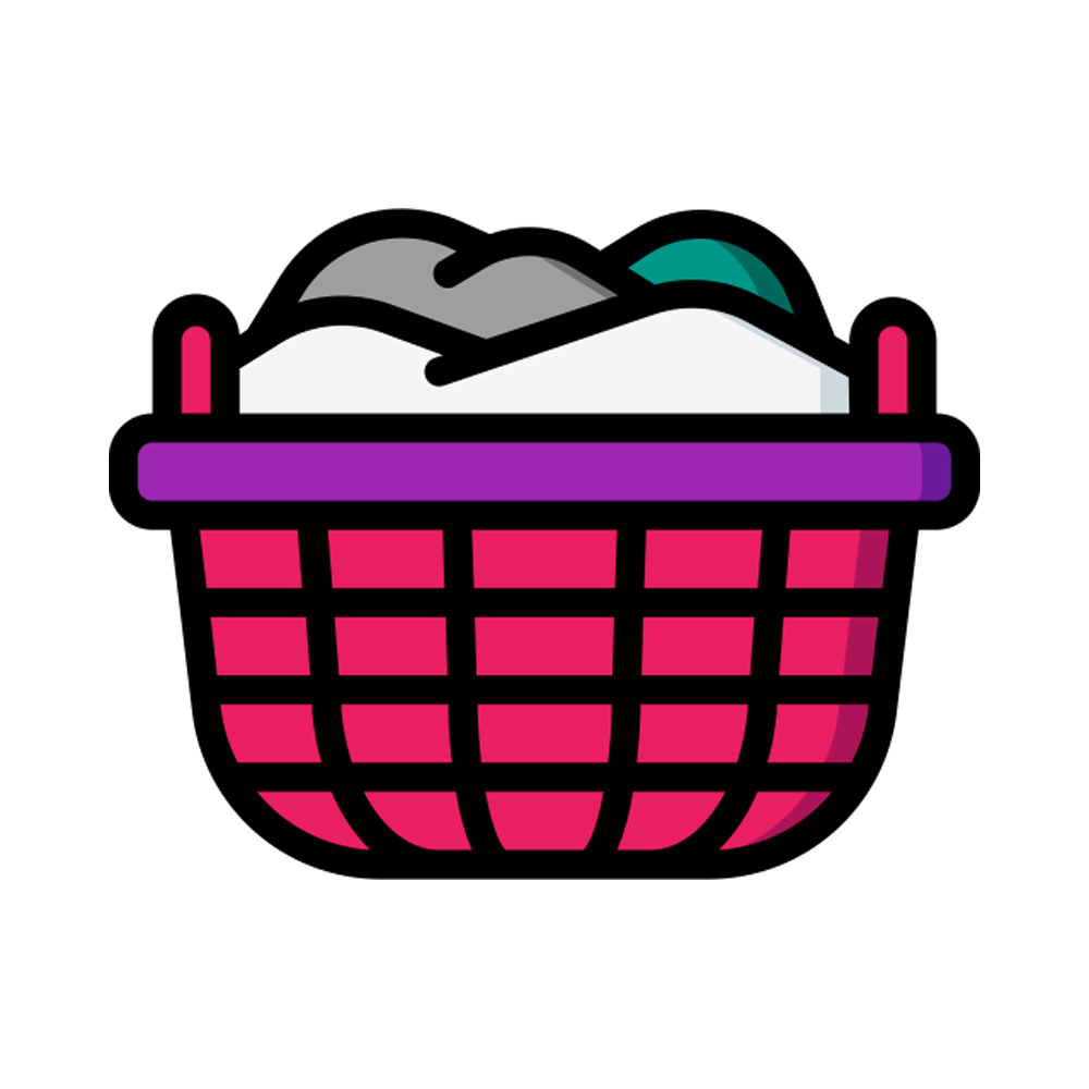 Laundry Basket Free Sticker Transparent Picture
