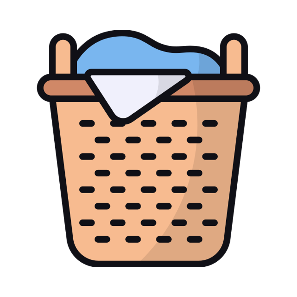Laundry Basket Free Sticker Transparent Gallery