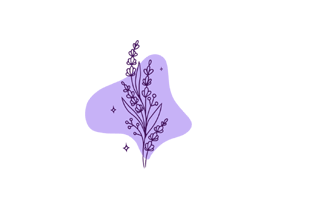 Lavender Free Sticker PNG