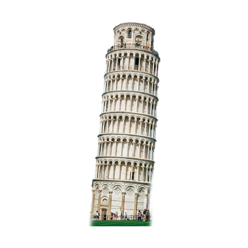 Leaning Tower Of Pisa Transparent Clipart