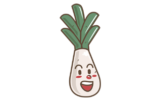 Leek Sticker PNG
