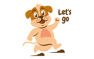 Lets Go Sticker PNG