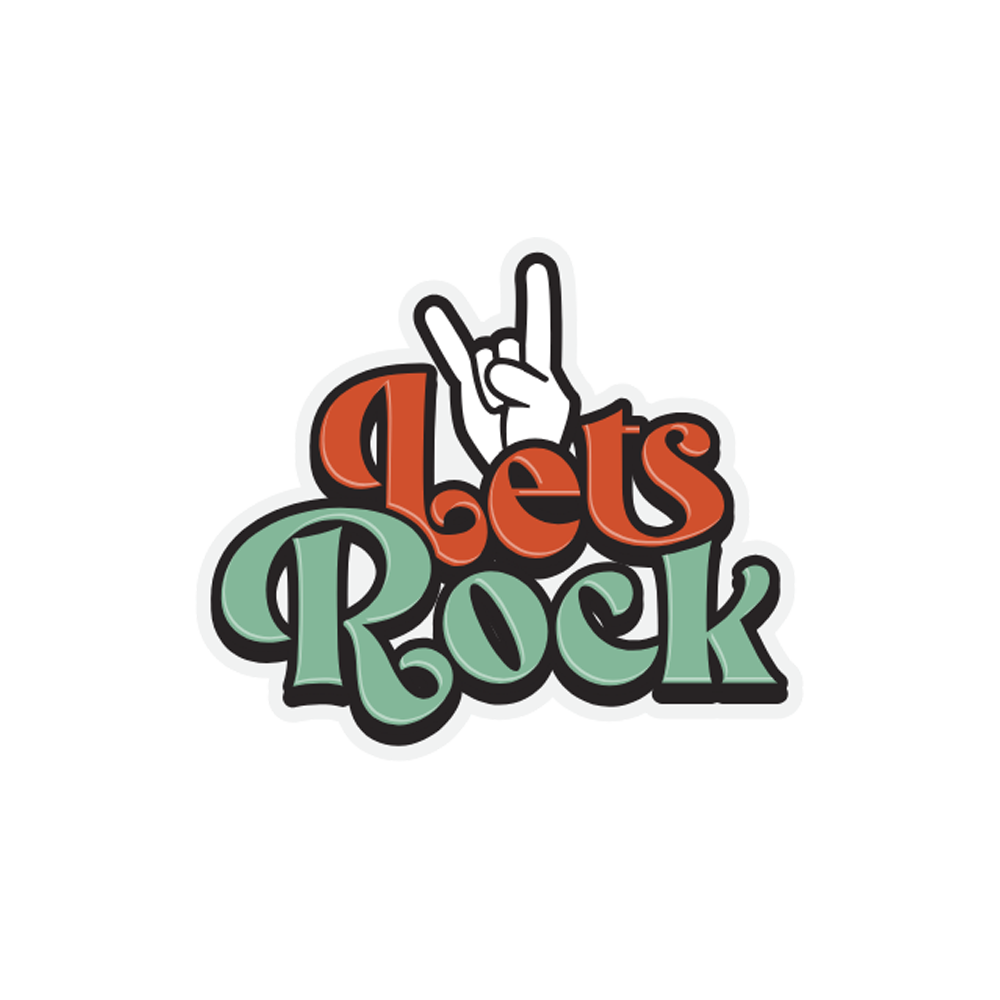 Lets Rock Sticker Transparent Gallery