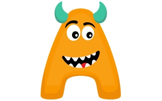 Letter A Sticker PNG