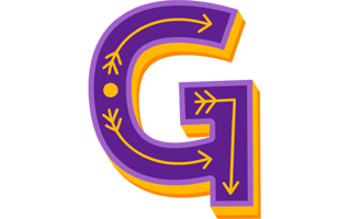 Letter G Free Sticker PNG