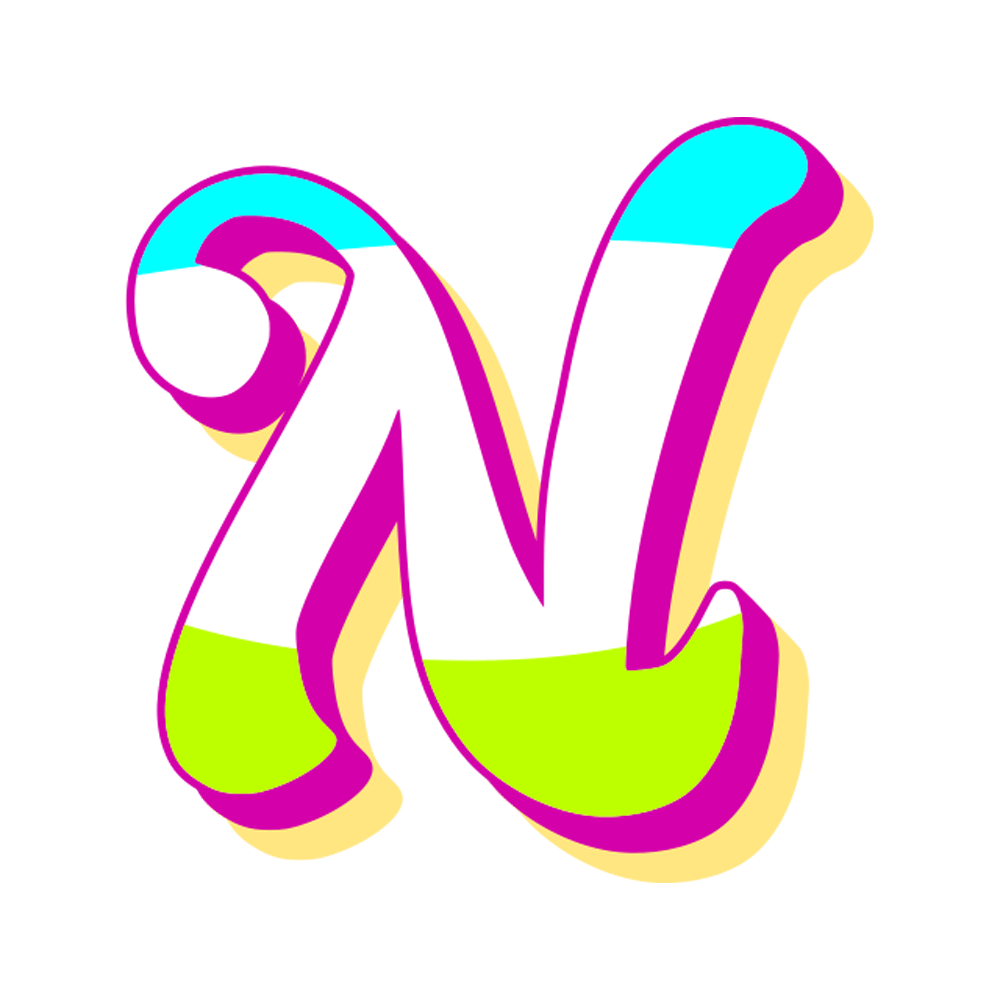 Letter N Free Sticker Transparent Photo