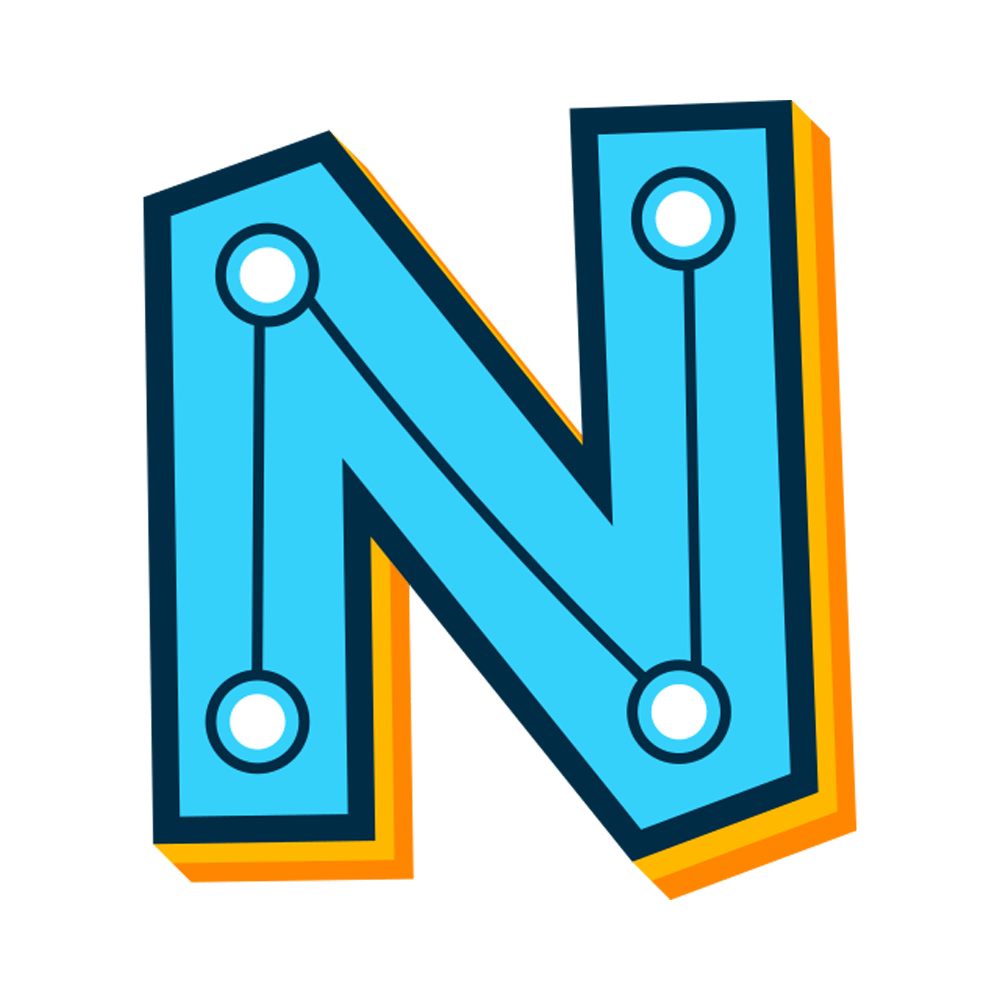 Letter N Free Sticker Transparent Picture