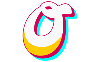 Letter O Sticker PNG