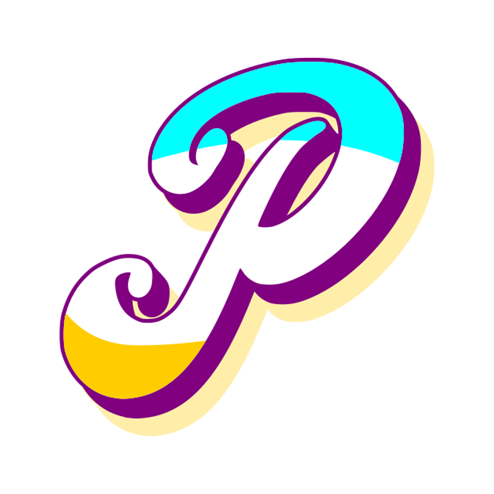 Letter P Free StickerTransparent Image