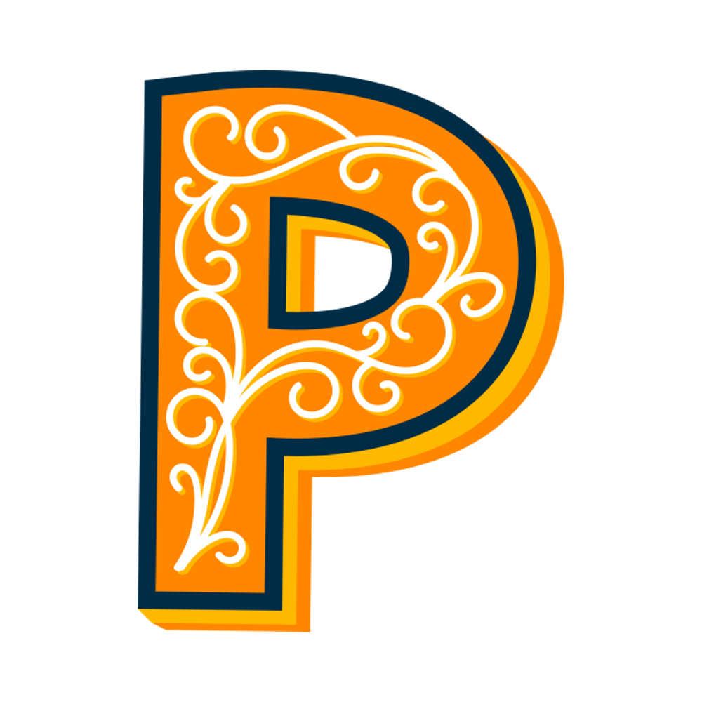 Letter P Free StickerTransparent Photo