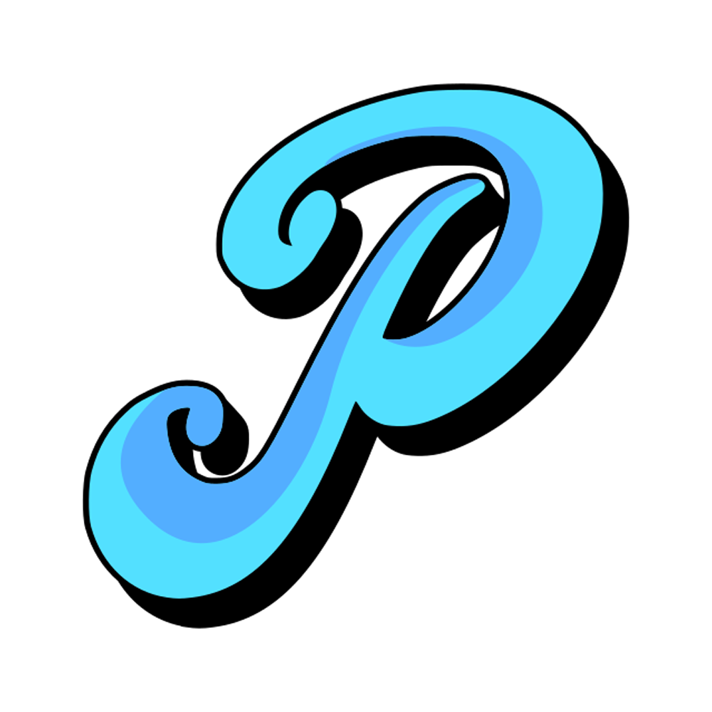 Letter P Free StickerTransparent Picture