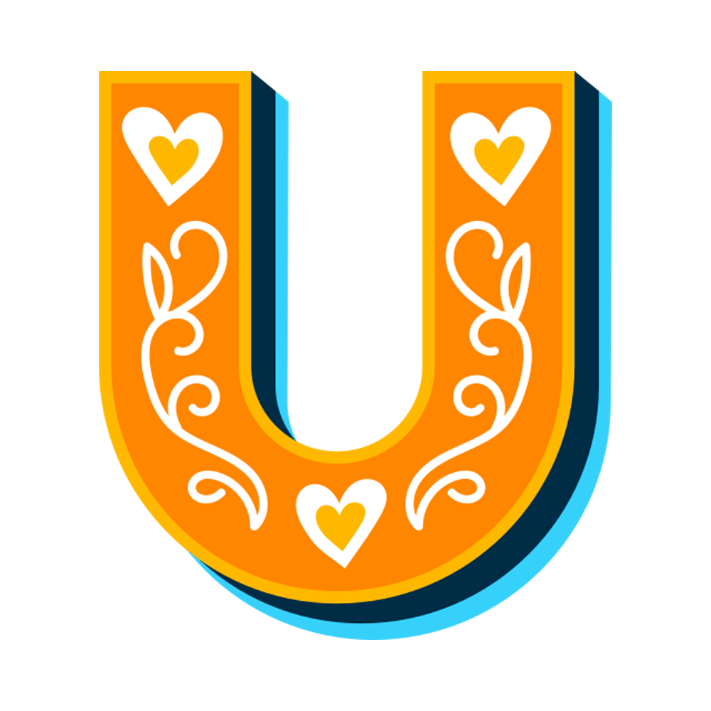 Letter U Free Sticker Transparent Photo