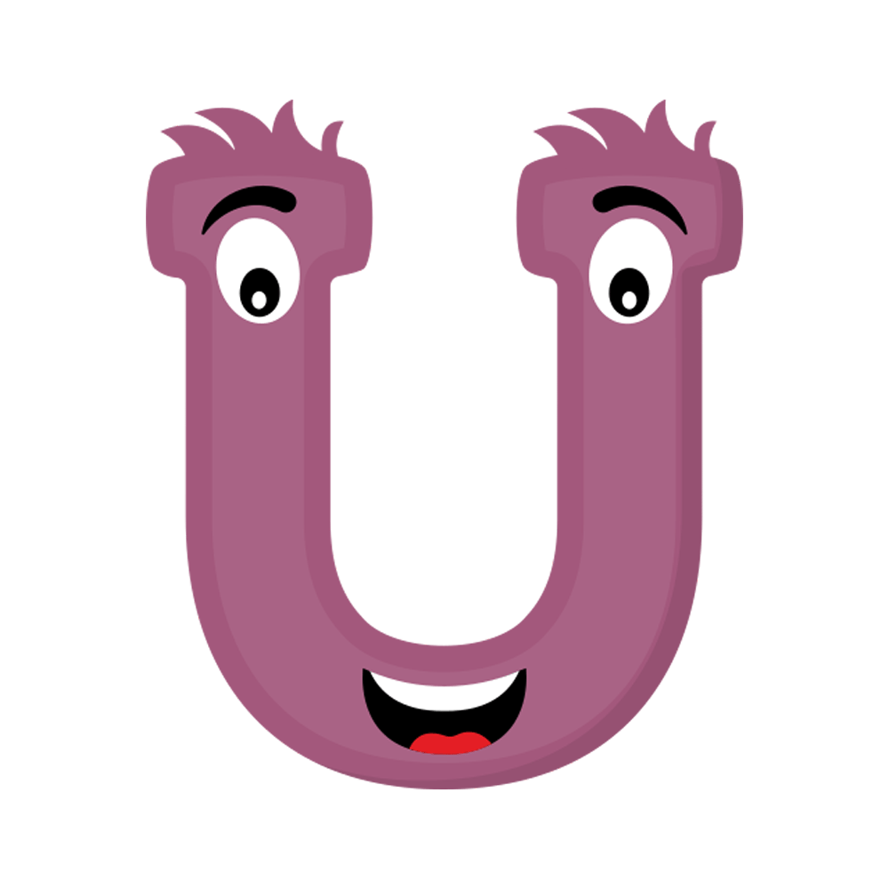 Letter U Free Sticker Transparent Picture