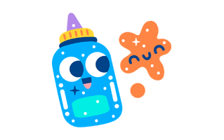 Liquid Glue Free Sticker PNG
