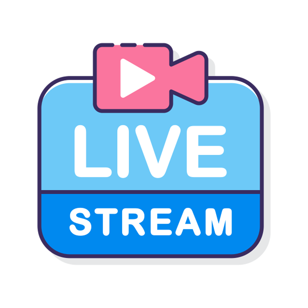 Live Streaming Free Sticker Transparent Image