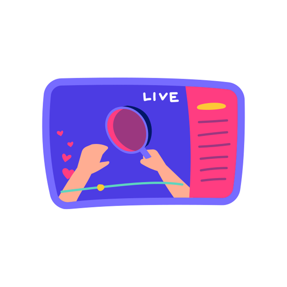 Live Streaming Free Sticker Transparent Clipart