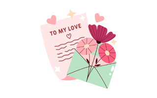ALove Letter Sticker PNG
