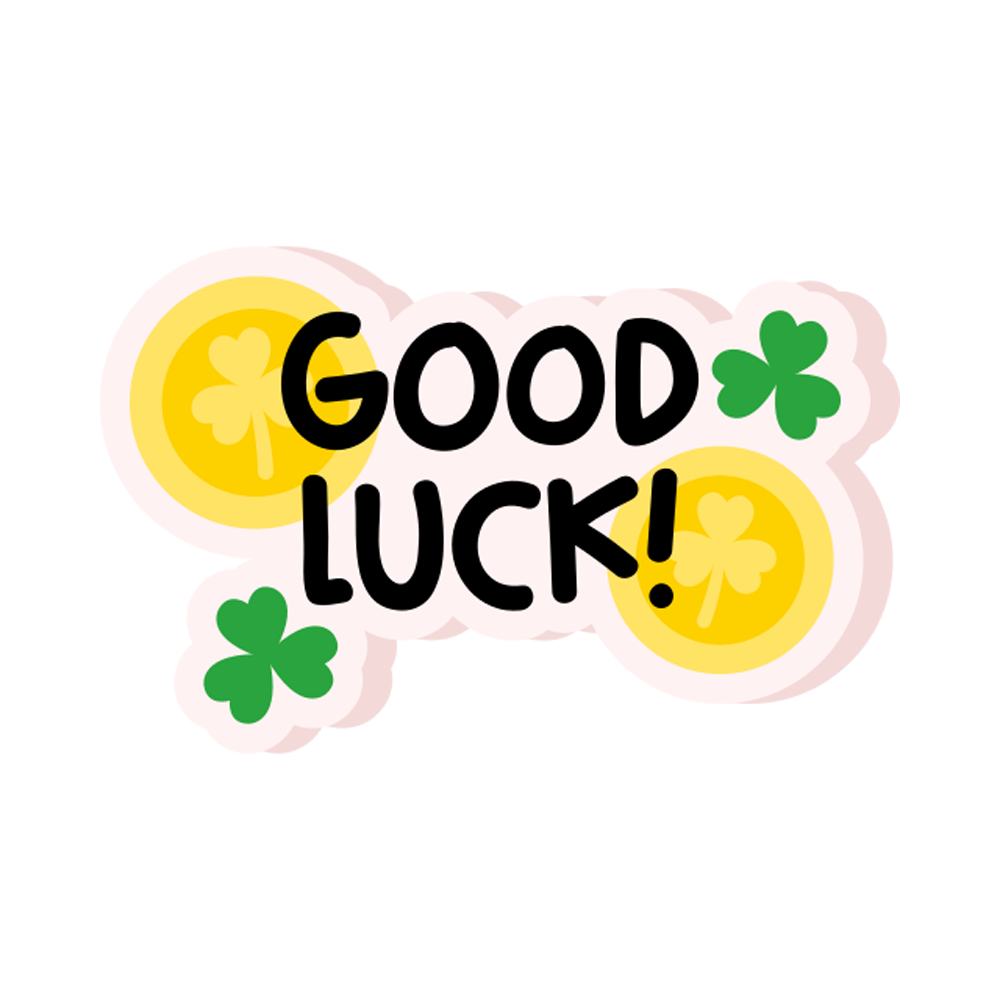 Luck Sticker Transparent Image