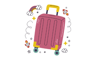 Luggage Free Sticker PNG