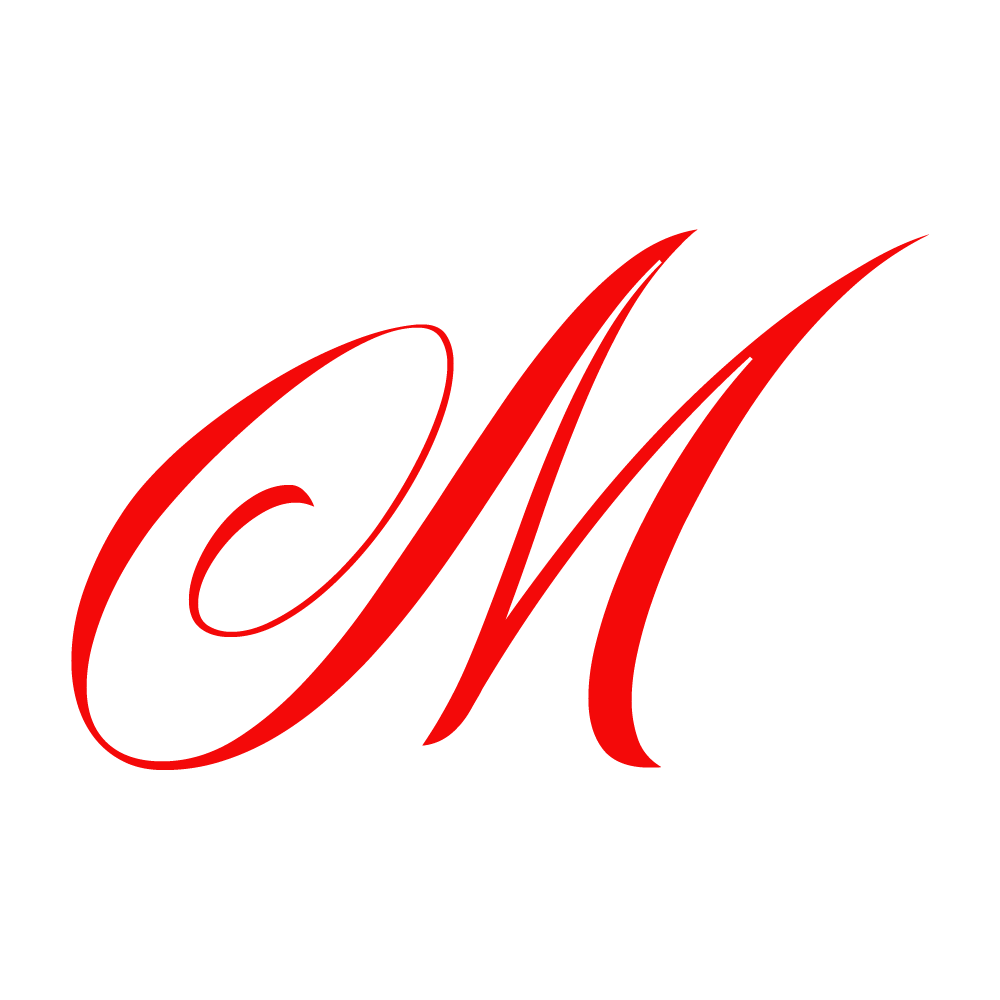 M Alphabet Red Transparent Image