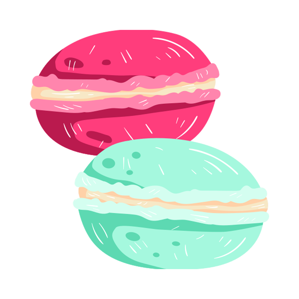 Macarons Free Sticker Transparent Picture