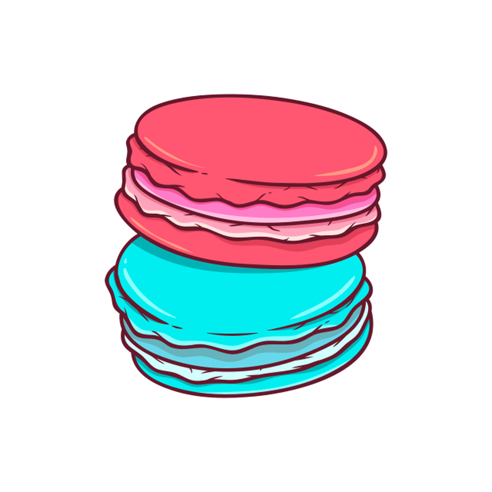Macarons Free Sticker Transparent Gallery