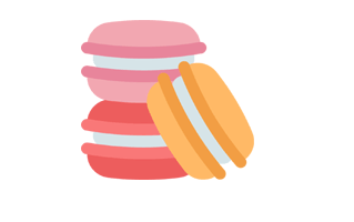 Macarons Free Sticker PNG