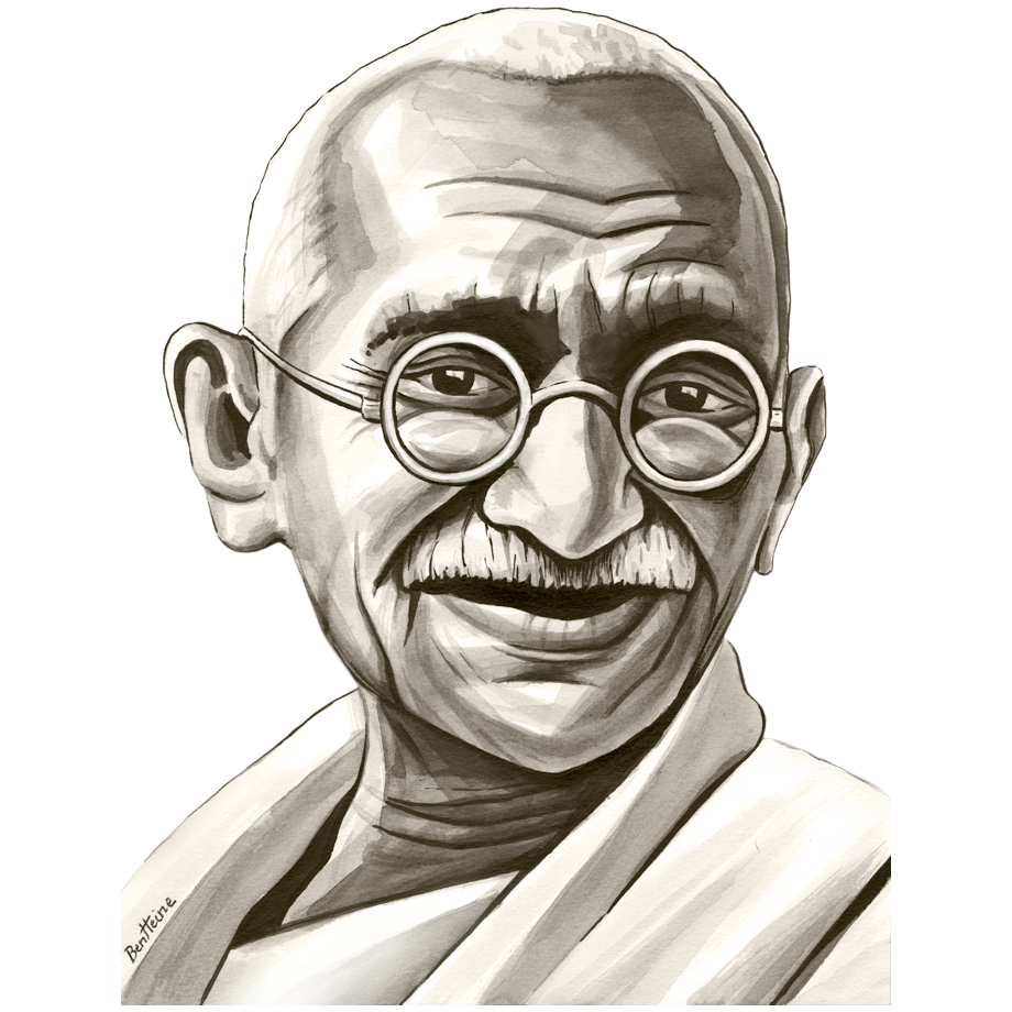 Mahatma Gandhi Transparent Photo